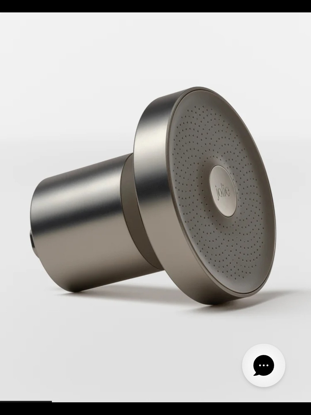 Jolie Brushed Silver Filtered Showerhead